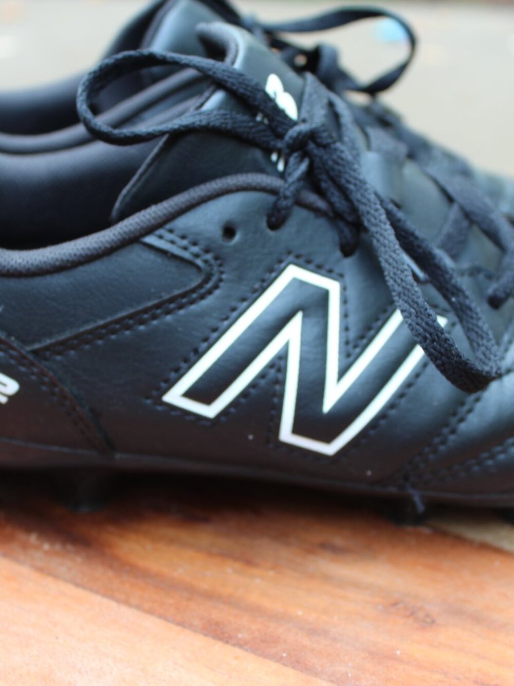 New Balance 442 V2 Academy FG Soccer Cleats - Black/White   US 4.5 Boy's/Youth - Picture 2 of 10